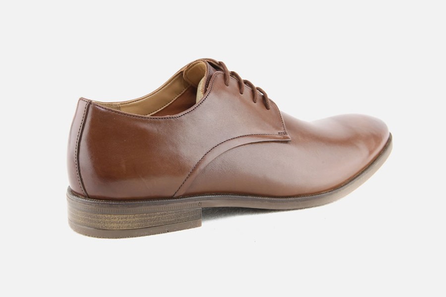 Men Clarks | Clarks - Stanford Walk Tan Derbies On Labotte