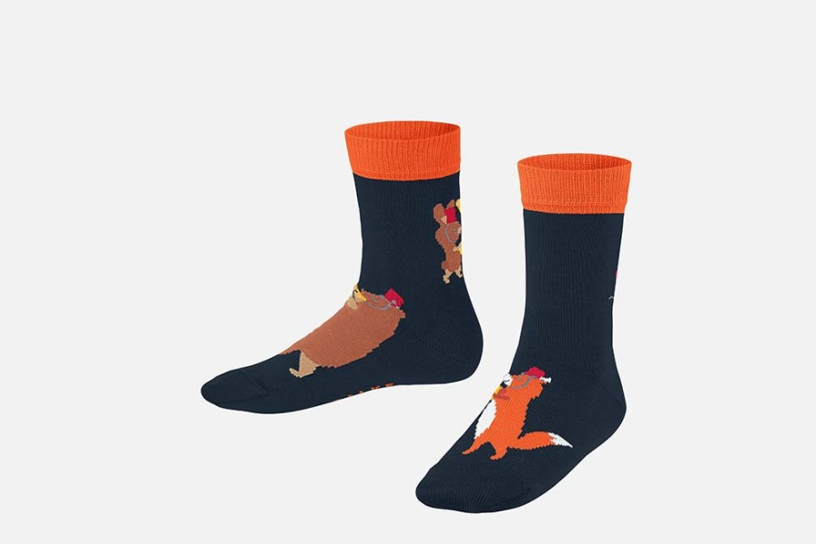 Girls Falke | Falke - Marching Band Bleu Socks On Labotte