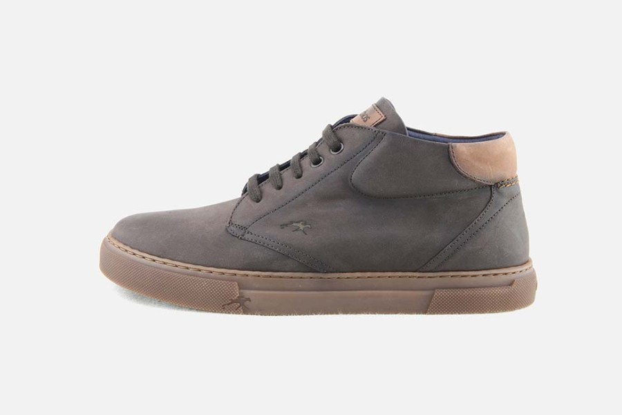 Men Fluchos | Fluchos - Armoric Marron Lace-Up Boots On Labotte