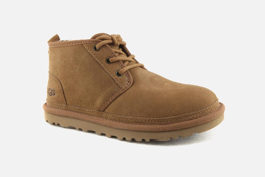 Women UGG | Ugg - Neumel Chestnut Lace-Up Boots On Labotte