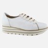 Women Torlasco | Torlasco - Tempo Blanc Et Beige Sneakers On Labotte