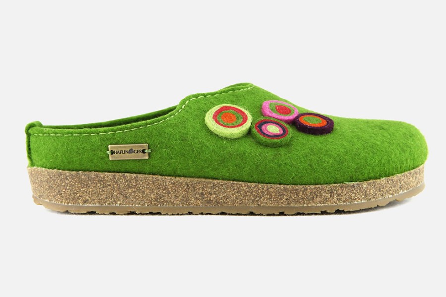 Women Haflinger | Haflinger - Patchou Kiwi Clogs On Labotte