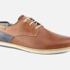 Men Pikolinos | Pikolinos - Jucar Lace Brandy Blue Derbies On Labotte