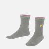 Girls Falke | Falke - Eclair Phospho Gris Socks On Labotte