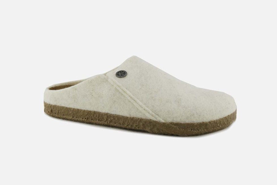 Women Birkenstock | Birkenstock - Zermatt W Ecru Low Slippers On Labotte