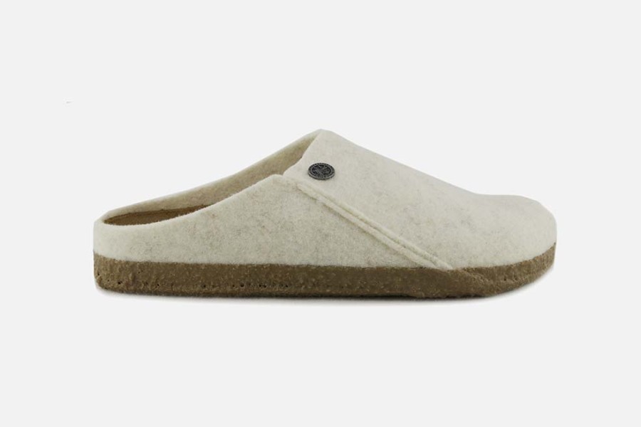 Women Birkenstock | Birkenstock - Zermatt W Ecru Low Slippers On Labotte