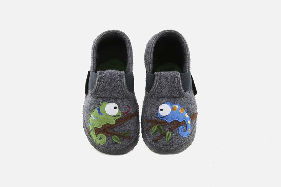Boys Giesswein | Giesswein - Leon Le Cameleon Low Slippers On Labotte