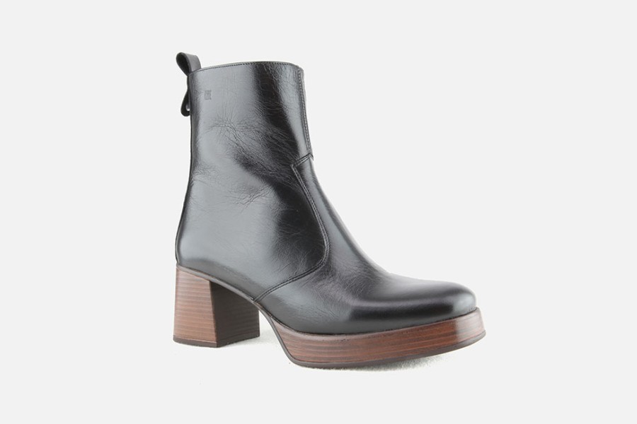Women Dorking | Dorking - Cabriole Boots Noir Ankle Boots On Labotte