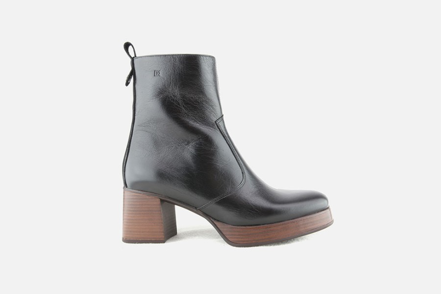 Women Dorking | Dorking - Cabriole Boots Noir Ankle Boots On Labotte
