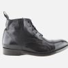 Women Sturlini | Sturlini - Sondrio Black Lace-Up Boots On Labotte