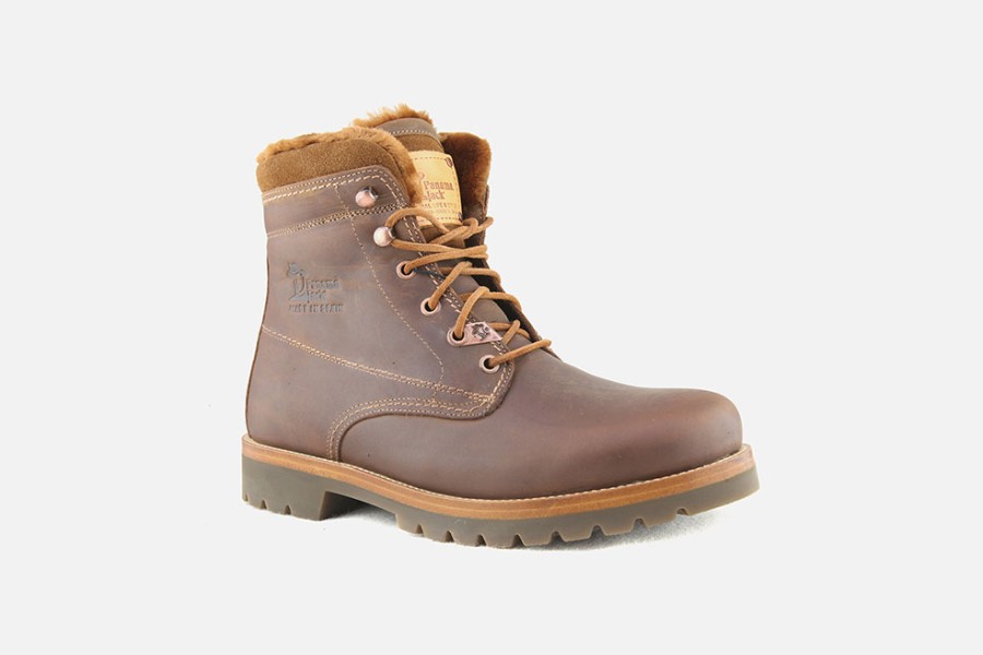 Men Panama Jack | Panama Jack - Panama03 Aviator Igloo Cuero Lace-Up Boots On Labotte