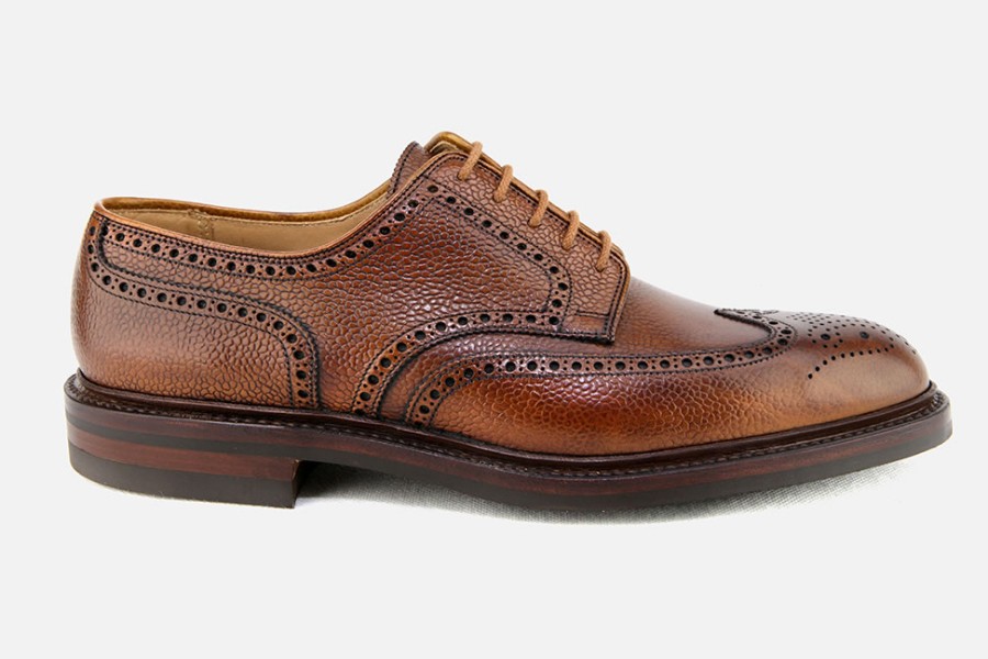 Men Crockett & Jones | Crockett & Jones - Pembroke Tan Derbies On Labotte