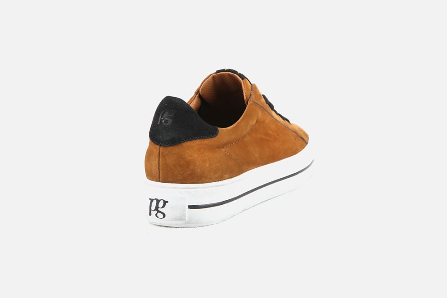 Women Paul Green | Paul Green - Player Cognac Sneakers On Labotte