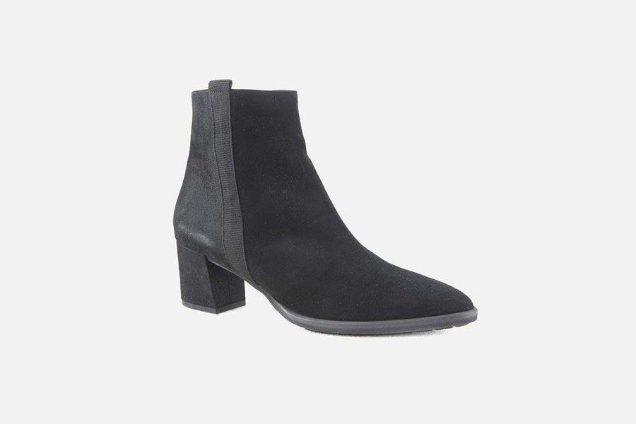 Women Brunate | Brunate - Bourgogne Noir Ankle Boots On Labotte
