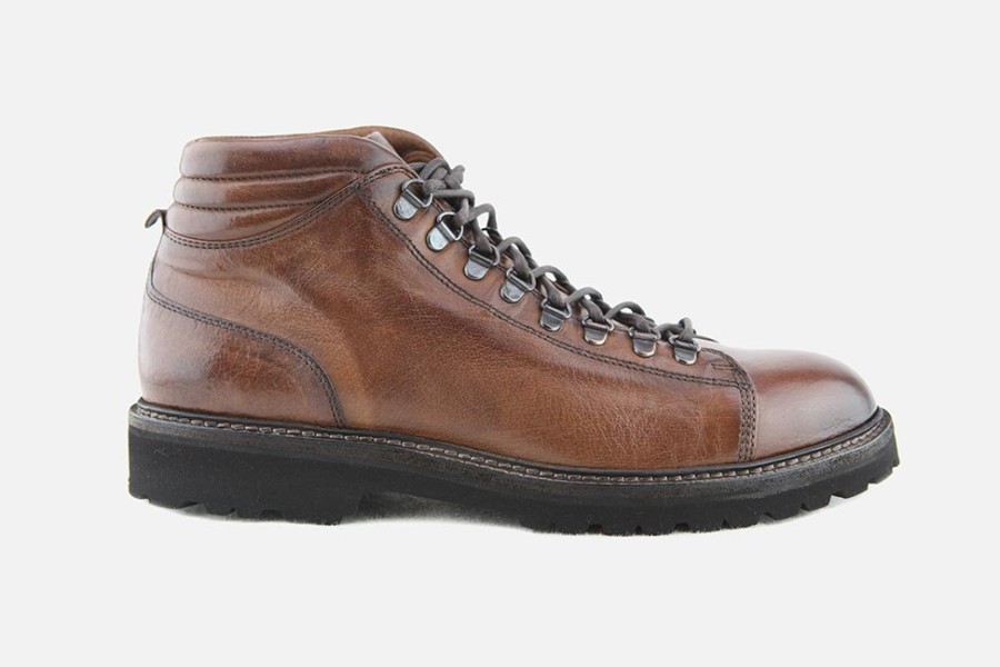 Men Sturlini | Sturlini - Summit Tabacco Lace-Up Boots On Labotte