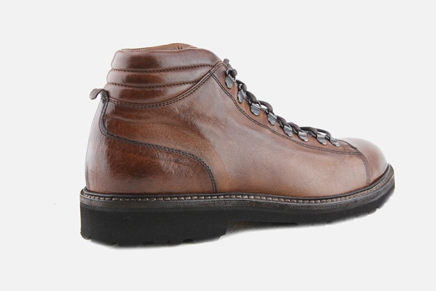 Men Sturlini | Sturlini - Summit Tabacco Lace-Up Boots On Labotte