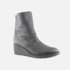 Women Arche | Arche - Tilley Rocky Noir Ankle Boots On Labotte