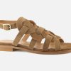 Women Jhay | Jhay - Voltage Noisette Sandals On Labotte