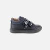 Girls Romagnoli | Romagnoli - Amorena Scratch Bleu Velcro Shoes On Labotte
