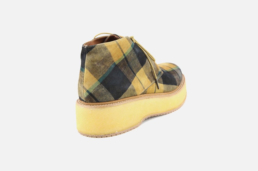 Women Pons Quintana | Pons Quintana - Travis Scott Jaune Lace-Up Boots On Labotte