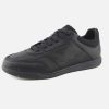 Men Geox | Geox - Spherica Ec3 Lace Lisse Noir Sneakers On Labotte