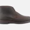 Men Crockett & Jones | Crockett & Jones - Molton Dark Brown Lace-Up Boots On Labotte