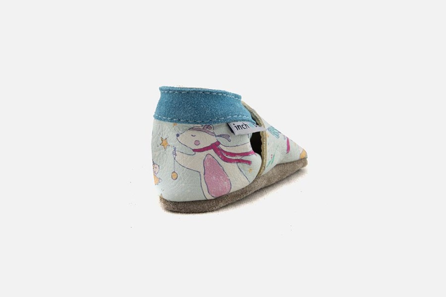 Girls Inch Blue | Inch Blue - Ice Skater Layette Shoes On Labotte