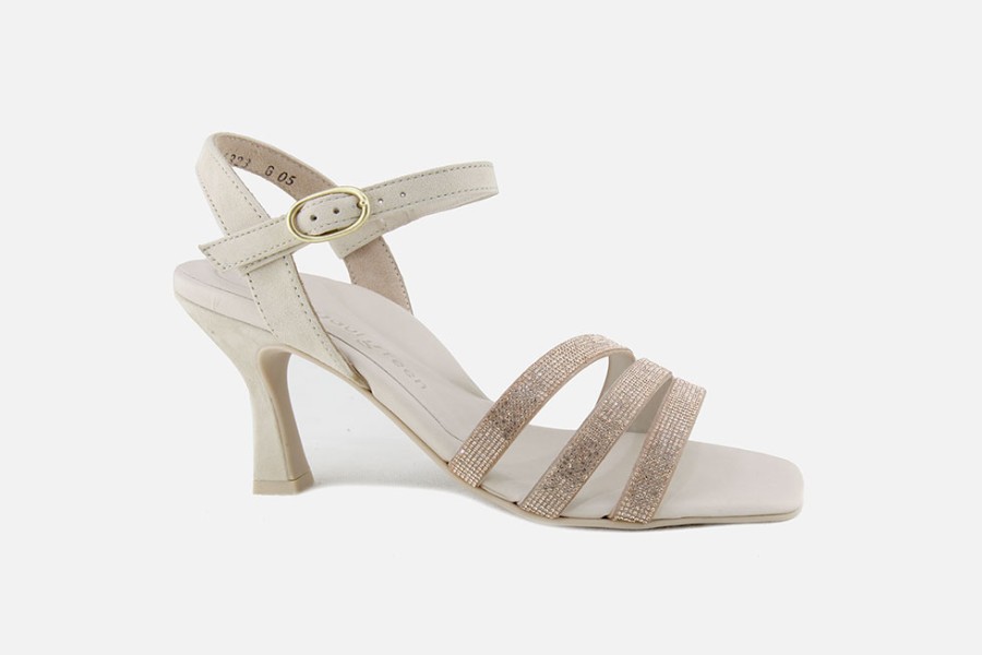 Women Paul Green | Paul Green - Paisa Beige Sandals On Labotte