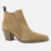 Women Muratti | Muratti - Reseda Dark Honey Ankle Boots On Labotte