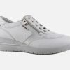 Women Mephisto | Mephisto - Patrizia Mobils Softy Blanc Sneakers On Labotte