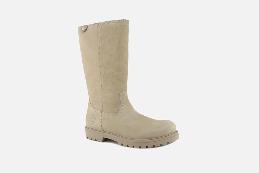 Women Panama Jack | Panama Jack - Bambina Creme Boots On Labotte