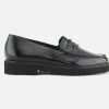 Women Paul Green | Paul Green - Portobello Lack Black Loafers On Labotte