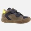 Boys Naturino | Naturino - Lorys Black Mud Velcro Shoes On Labotte