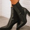 Women Coco & Abricot | Coco & Abricot - Shoupa Noir Ankle Boots On Labotte