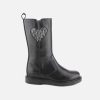 Girls Romagnoli | Romagnoli - Cornelia Noir Coeur Boots On Labotte