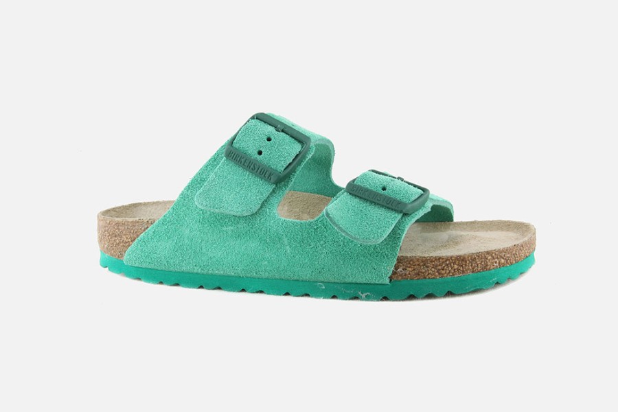 Women Birkenstock | Birkenstock - Arizona Bold Green Sandals On Labotte
