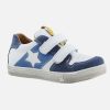 Boys Froddo | Froddo - Jump Star Bleu Velcro Shoes On Labotte