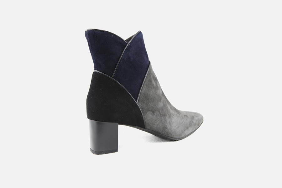 Women Brunate | Brunate - Bari Trio Gris Ankle Boots On Labotte