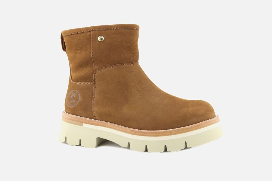 Women Panama Jack | Panama Jack - Laia Cuero Ankle Boots On Labotte