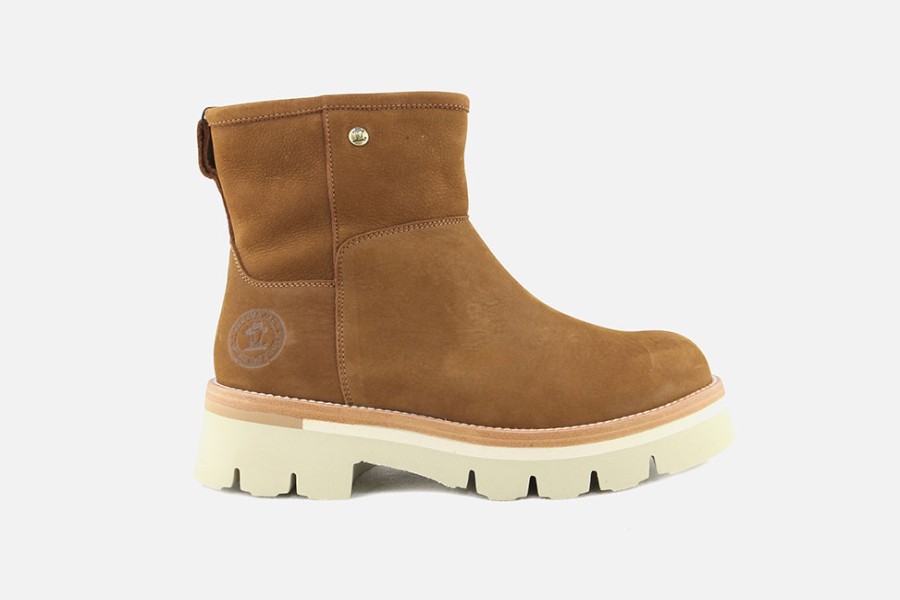 Women Panama Jack | Panama Jack - Laia Cuero Ankle Boots On Labotte