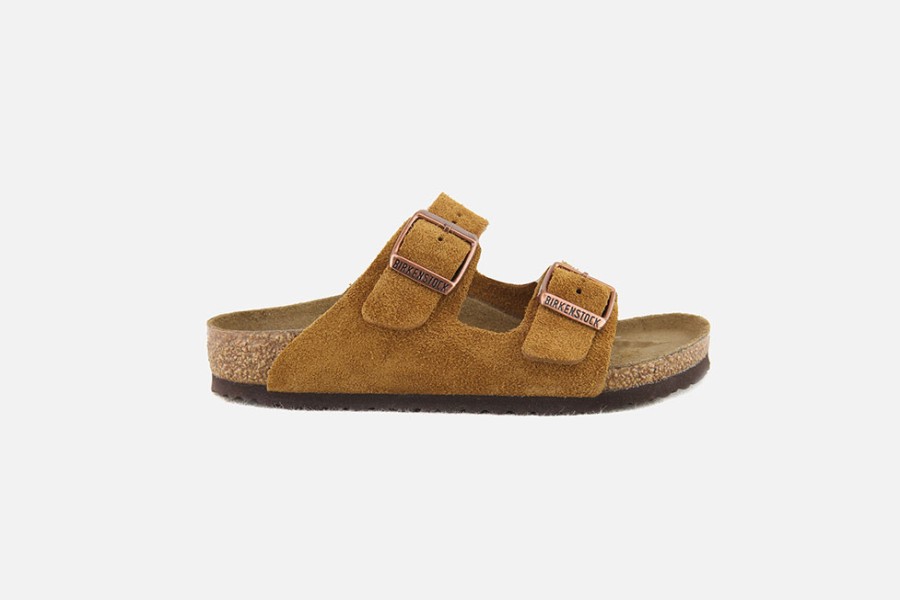 Girls Birkenstock | Birkenstock - Arizona Kids Mink Sandals On Labotte