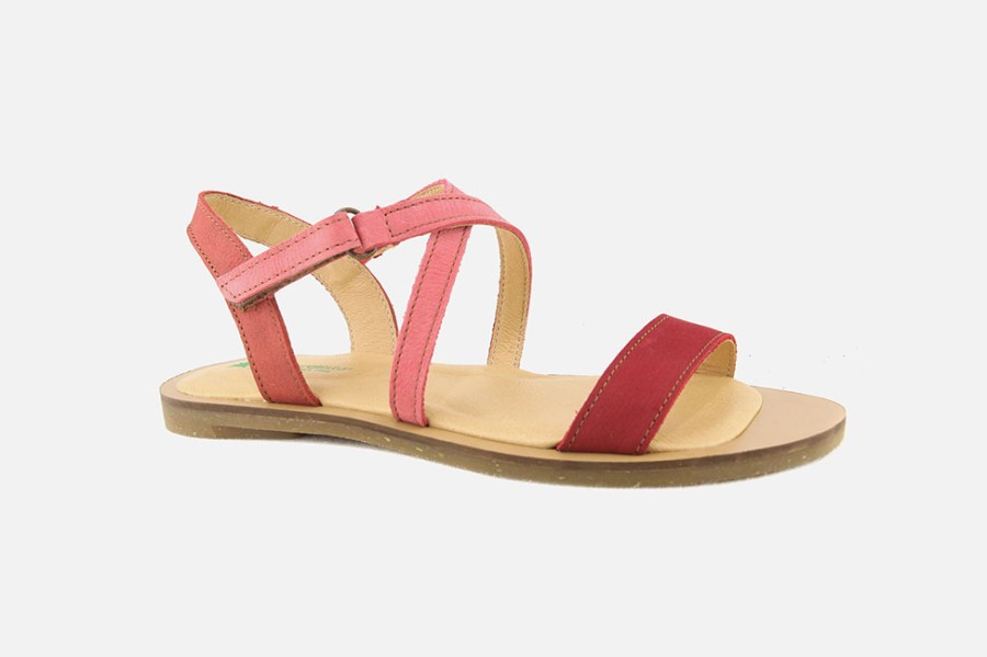 Women El Naturalista | El Naturalista - Tulip Multi Rose Sandals On Labotte