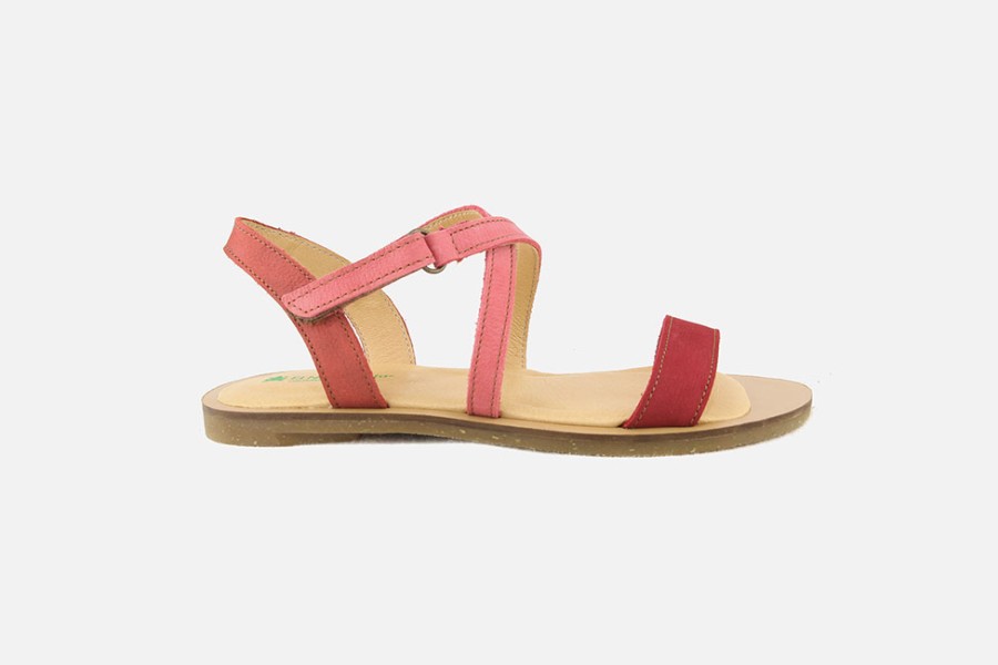 Women El Naturalista | El Naturalista - Tulip Multi Rose Sandals On Labotte