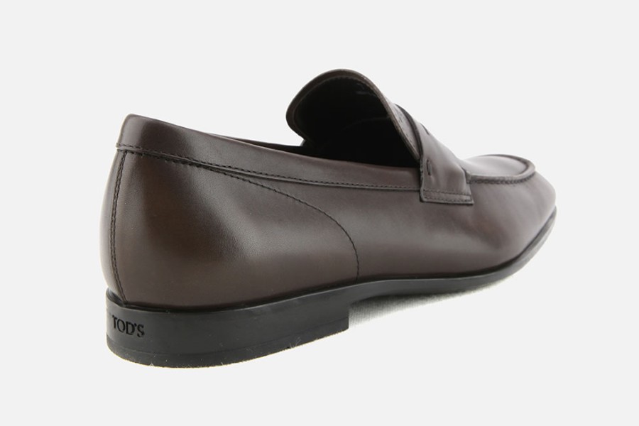 Men Tod's | Tod'S - Monza B Choco Loafers On Labotte