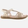 Girls Acebos | Acebos - Albane Or Glitter Sandals On Labotte