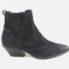 Women Paul Green | Paul Green - Pasadena Black Ankle Boots On Labotte