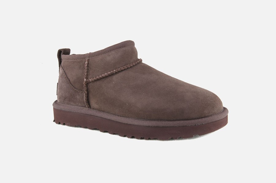 Women UGG | Ugg - Classic Ultra Mini Burnt Cedar Ankle Boots On Labotte