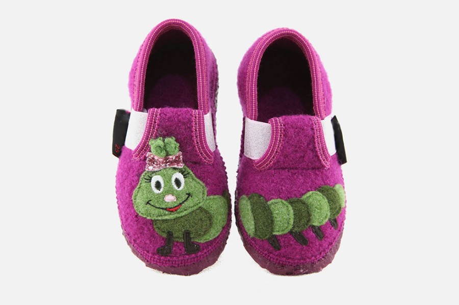Girls Giesswein | Giesswein - Mille Pattes Berry Low Slippers On Labotte