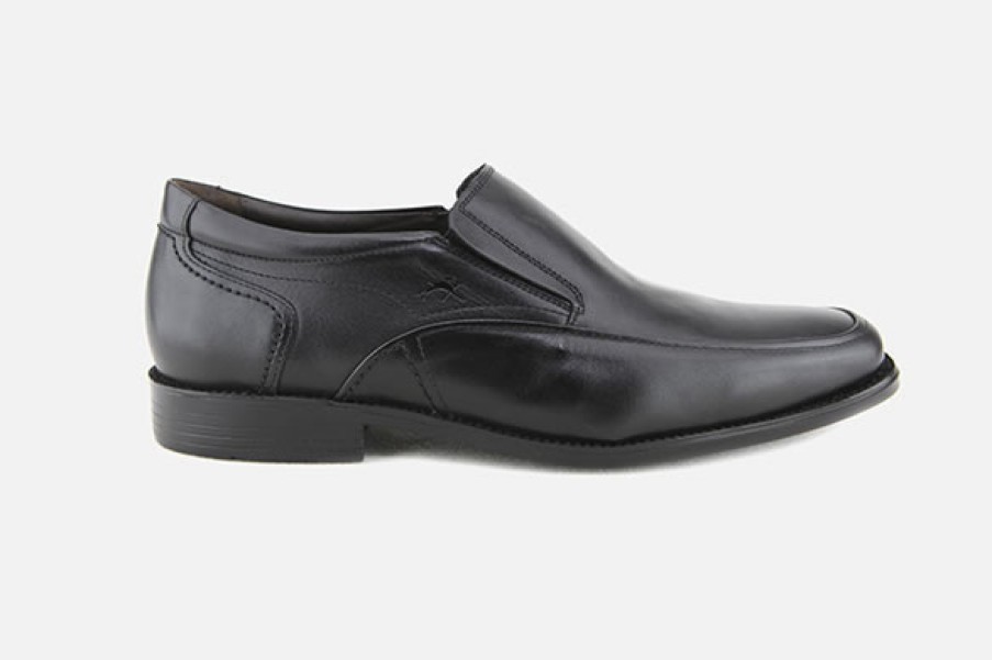 Men Fluchos | Fluchos - Annecy Noir Loafers On Labotte