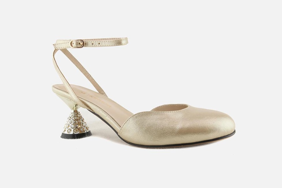 Women Noa Harmon | Noa Harmon - Nabichette Metallic Pumps On Labotte